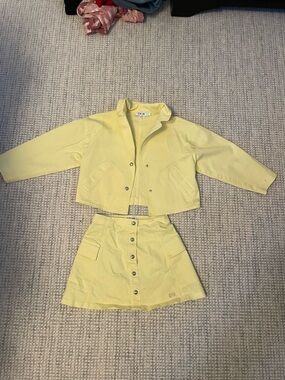 Dior Pale Yellow Blouse with Branded Neck Label